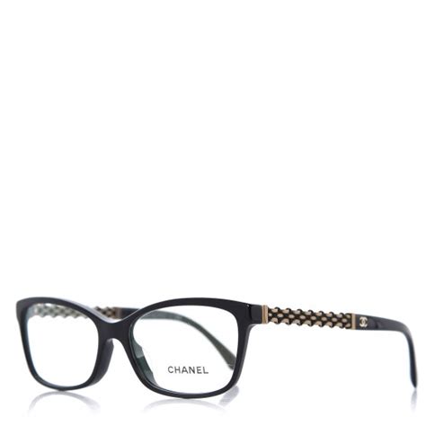 chanel glasses frames 3318|CHANEL Chain Eyeglasses Frames 3318 Black .